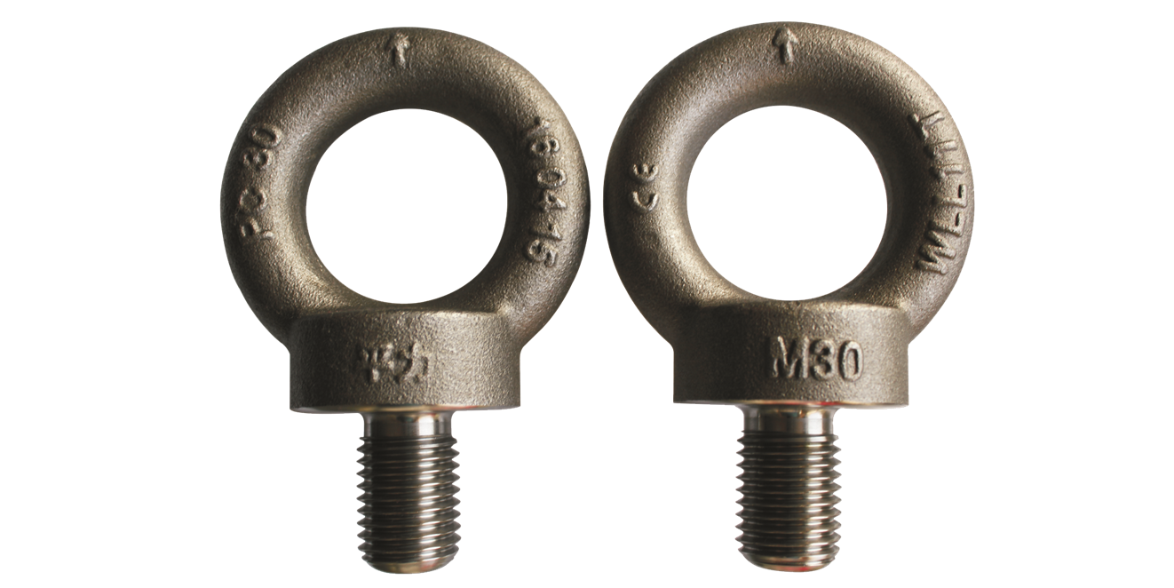 Application of lifting ring screws